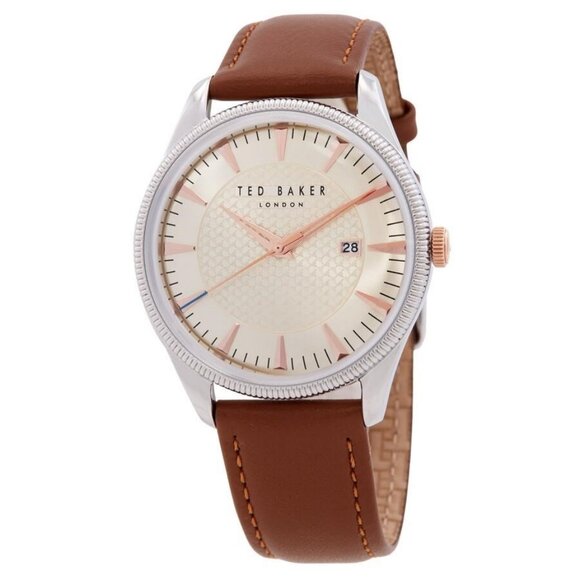 NWT Ted Baker Fashion Men's Quartz Steel Authentic Watch - Picture 1 of 3